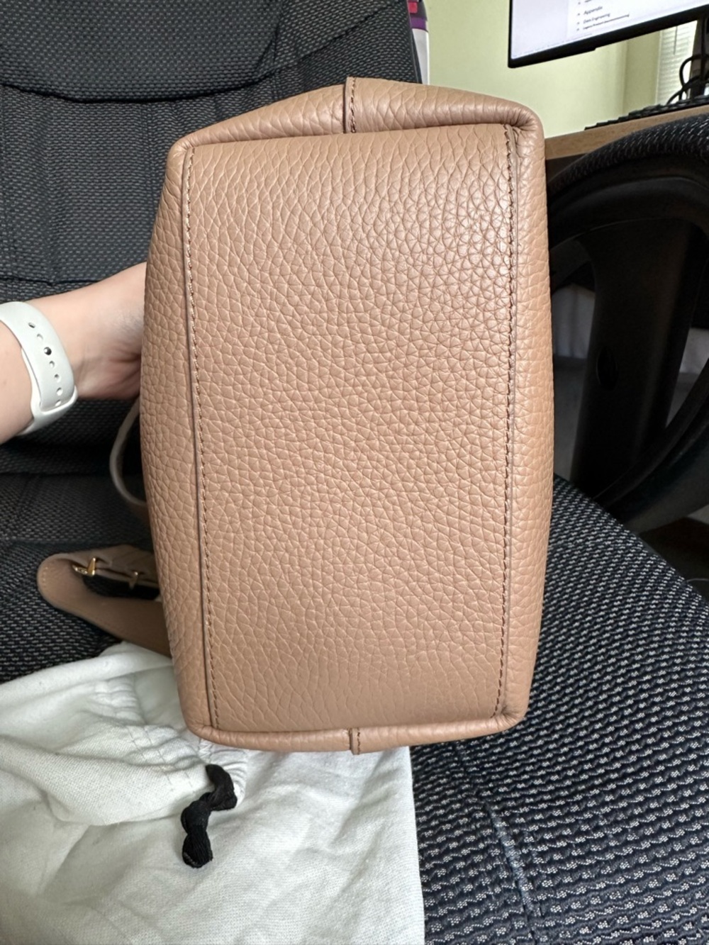 Cuyana Mini System Tote - cappuccino color - Picture 10 of 12